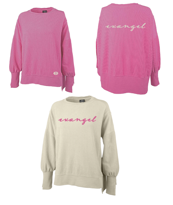 Women's Camden Spliced Crew Neck Sweatshirt CR 5523