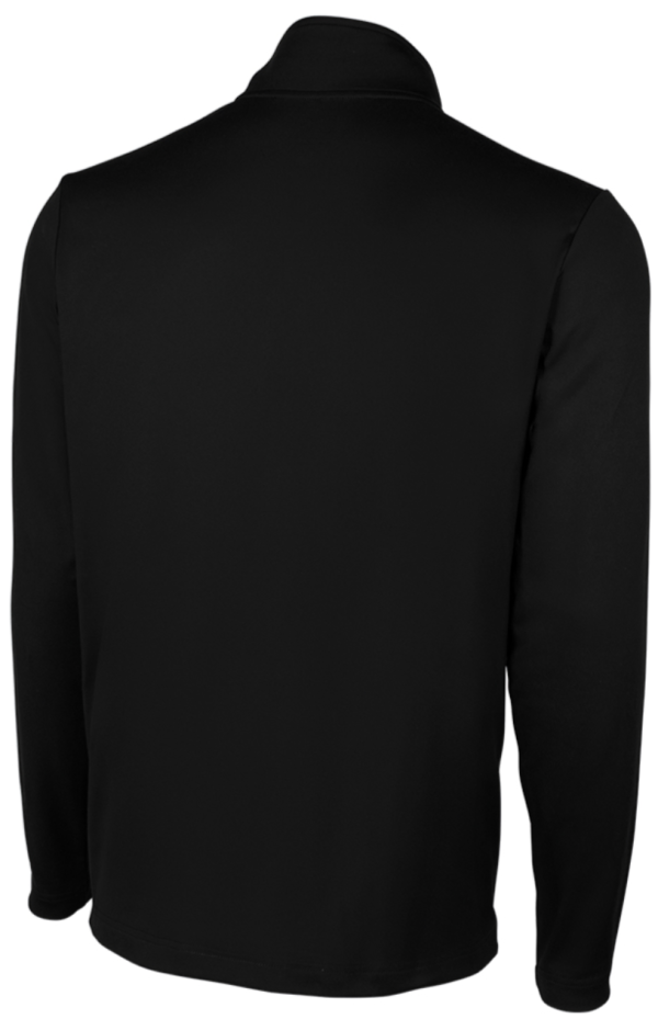 Men's Stretch Quarter Zip Pullover (Black) CR 9612 - Image 3