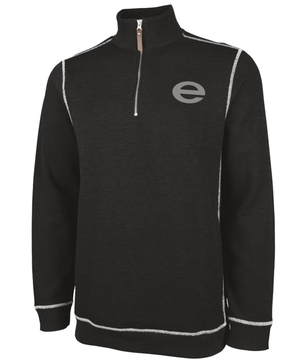 Men's Ribbed Pullover (Black or Gray) CR 9910 - Image 2